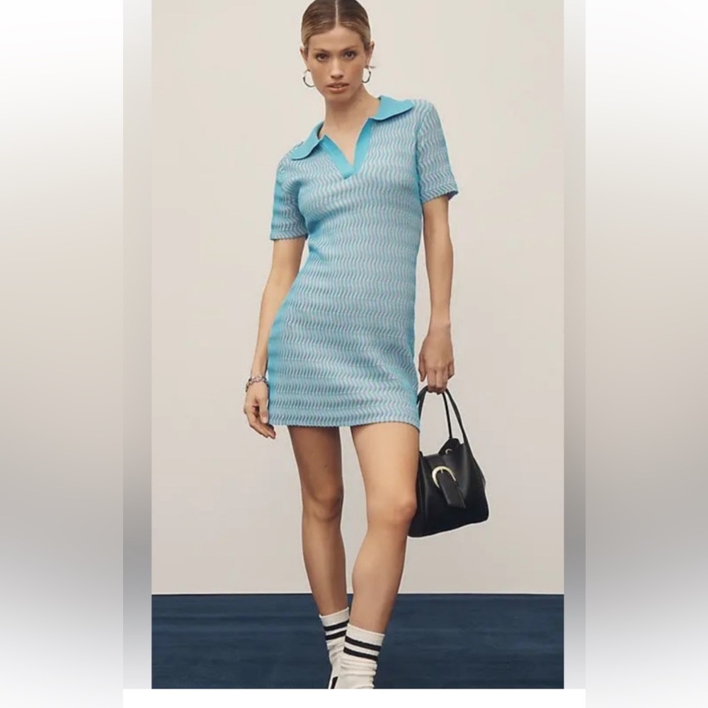 NWT Anthropologie size M Azalia polo knit dress